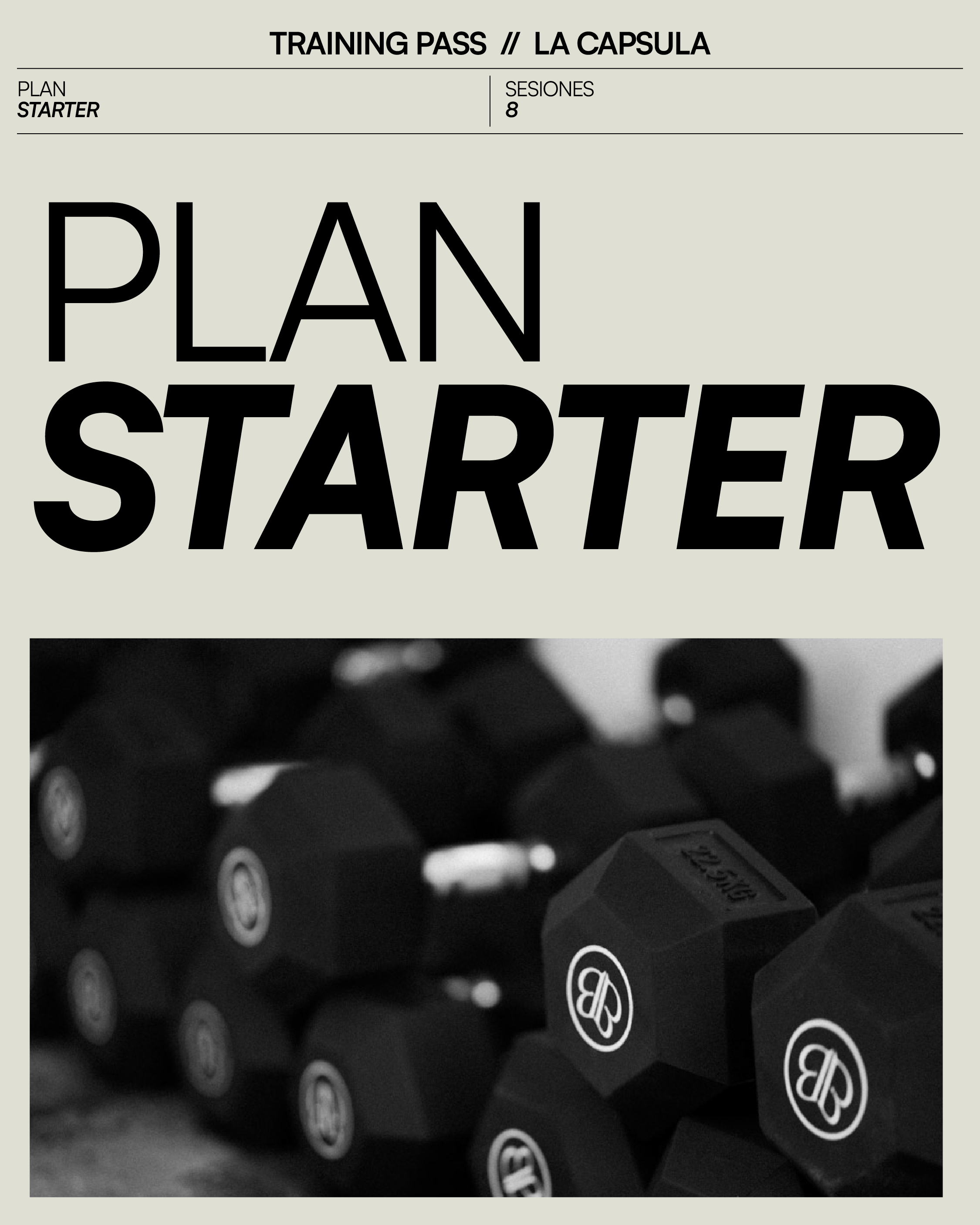 Plan Starter 8 sesiones